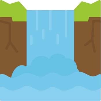 Waterfall Vector Icon