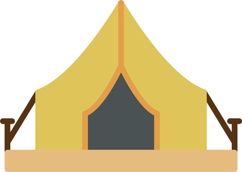 Camping Tent Vector Icon