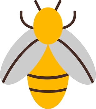 Bee Vector Icon