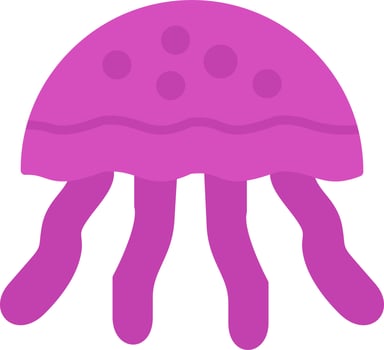 Jellyfish Vector Icon