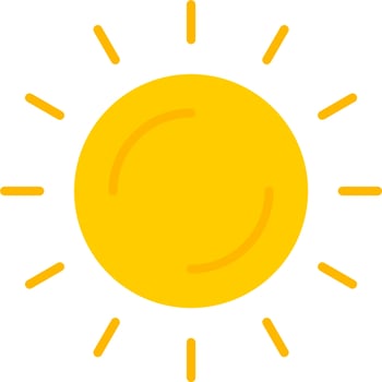 Sun Vector Icon