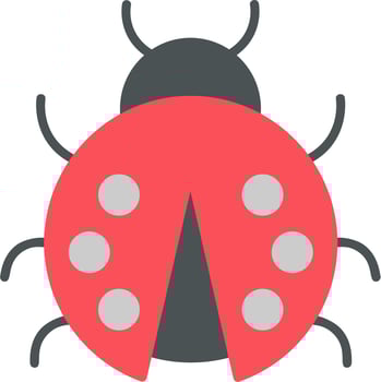 Ladybug Vector Icon