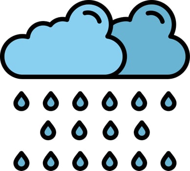 Rain Vector Icon