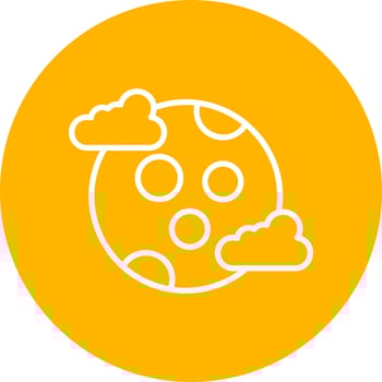 Full Moon Vector Icon