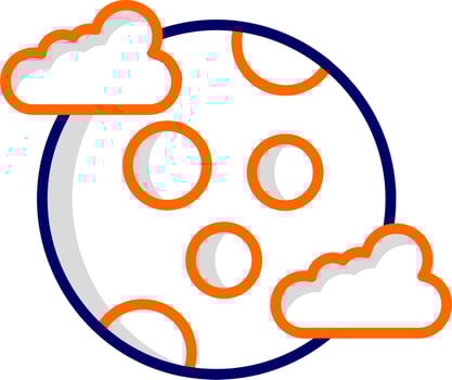 Full Moon Vector Icon