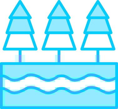 River Vector Icon