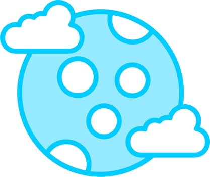 Full Moon Vector Icon