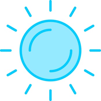 Sun Vector Icon