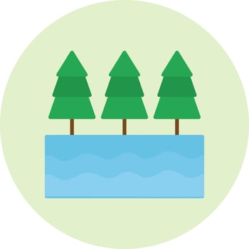 River Vector Icon
