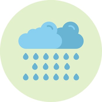 Rain Vector Icon