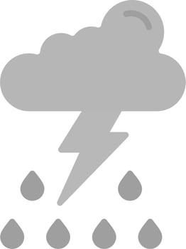 Thunder storm Vector Icon