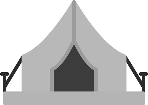 Camping Tent Vector Icon