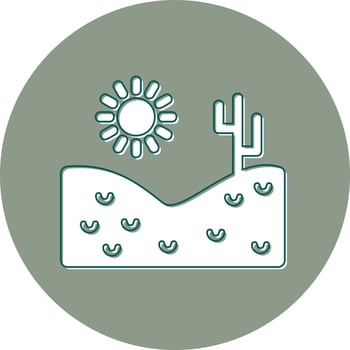 Desert Vector Icon