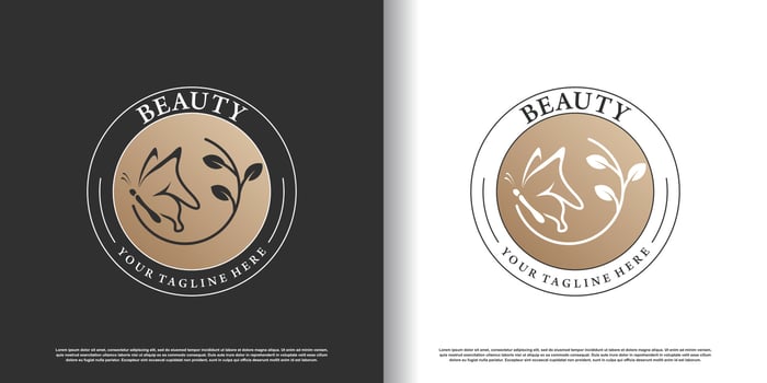 Butterfly logo design vector with creative and unique style concept premium vector