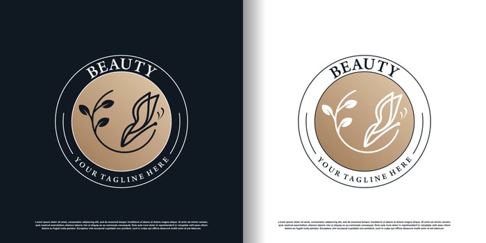 Butterfly logo design vector with creative and unique style concept premium vector