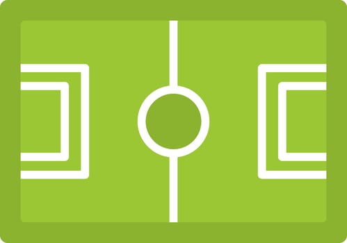 Football Ground Vector Icon