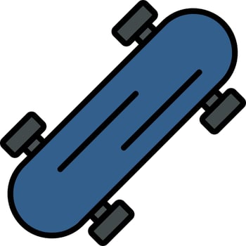 Skateboard Vector Icon