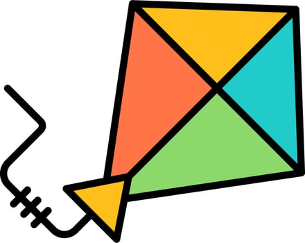Kite Vector Icon