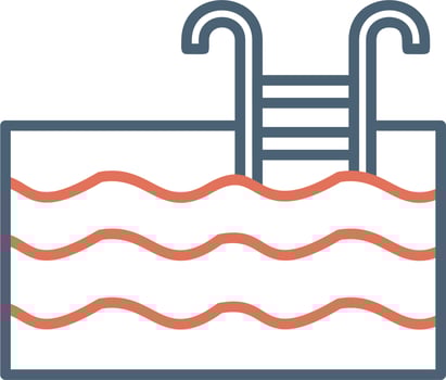 Swimming Pool Vector Icon