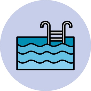 Swimming Pool Vector Icon