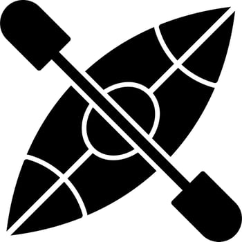 Kayak Boat Vector Icon