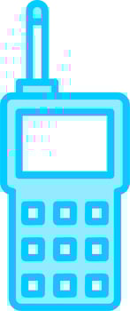 Walkie Talkie Vector Icon
