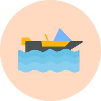 Motorboat Vector Icon