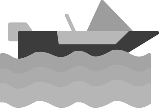 Motorboat Vector Icon