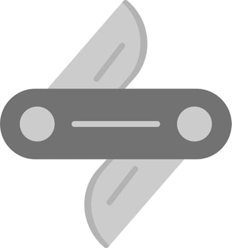 Swiss Knife Vector Icon