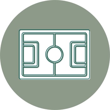 Football Ground Vector Icon