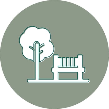 Park Vector Icon