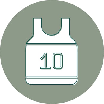 Basketball Jersey Vector Icon