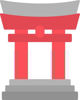 Torii Gate Vector Icon