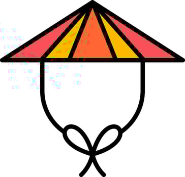 Chinese Hat Vector Icon