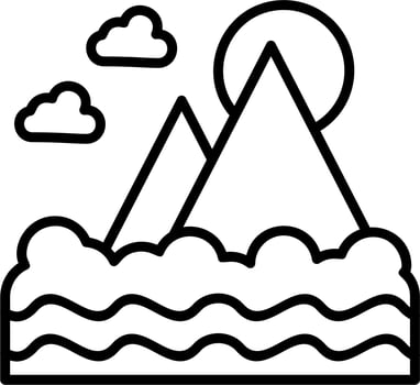 Mount Fuji Vector Icon