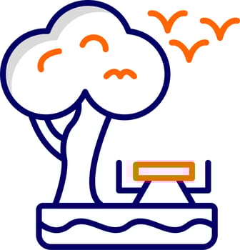 Park Vector Icon