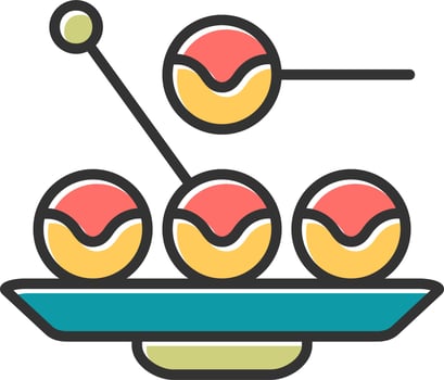 Takoyaki Vector Icon