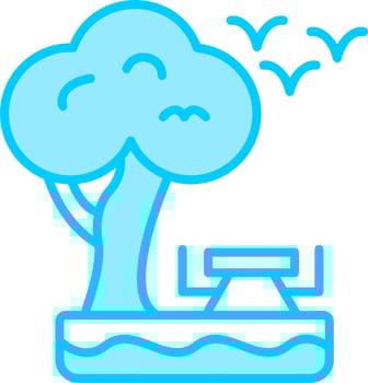 Park Vector Icon