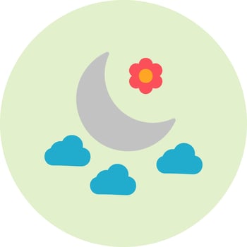 Moon Vector Icon