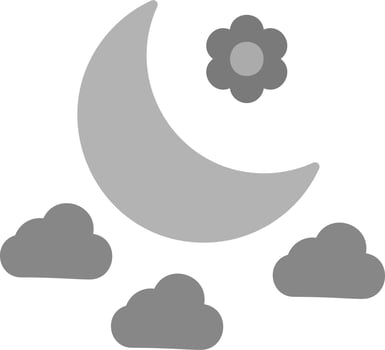 Moon Vector Icon