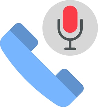 Call Record Vector Icon