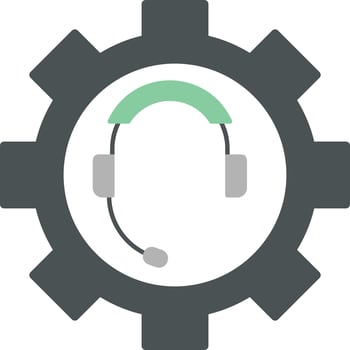 Call Serves setting Vector Icon
