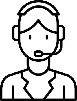 Customer Service Agent Vector Icon