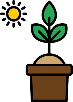 Photosynthesis Vector Icon