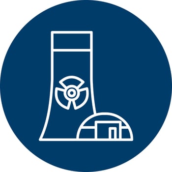 Nuclear Power Vector Icon