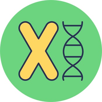 Chromosome Vector Icon