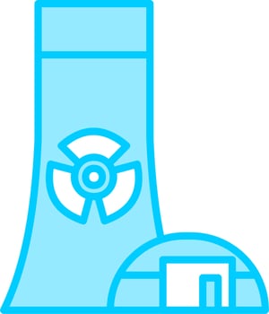 Nuclear Power Vector Icon