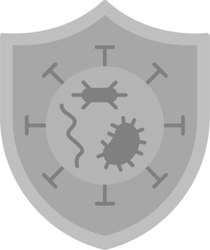 Germs Protected Vector Icon
