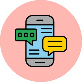 Chatting Vector Icon