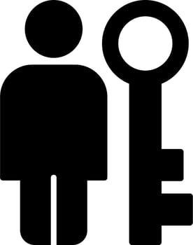 Key Person Vector Icon
